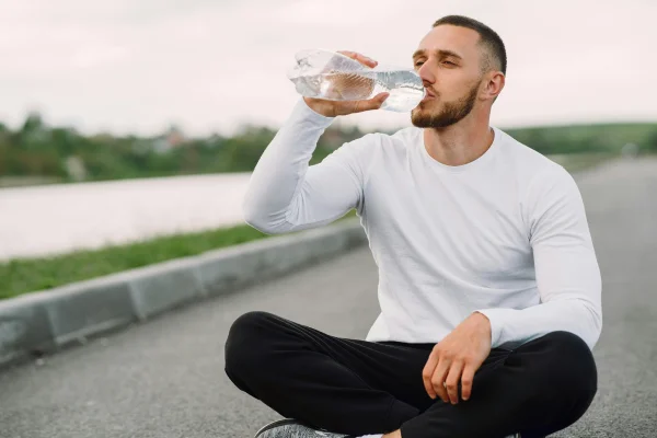 drinking water