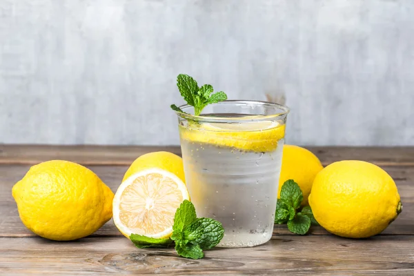 mint leaf lemon