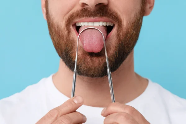 scrape tongue