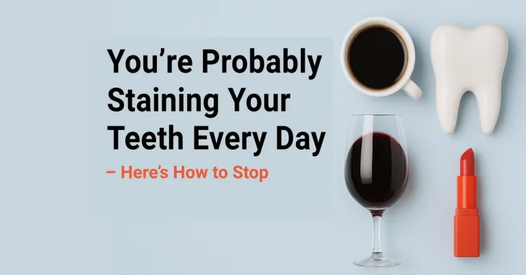 You’re Probably Staining Your Teeth Every Day – Here’s How to Stop